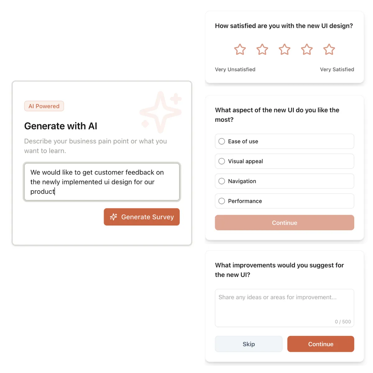 PulseAhead AI survey generation