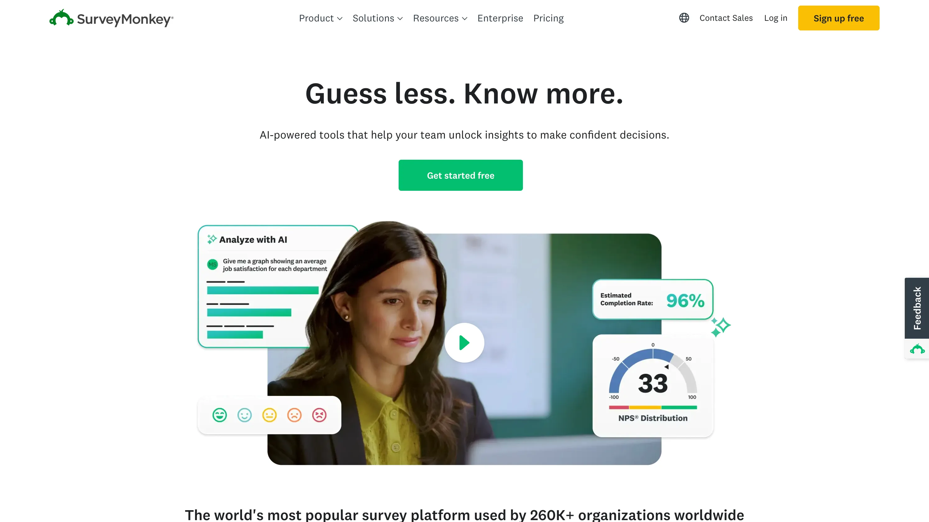 SurveyMonkey survey platform