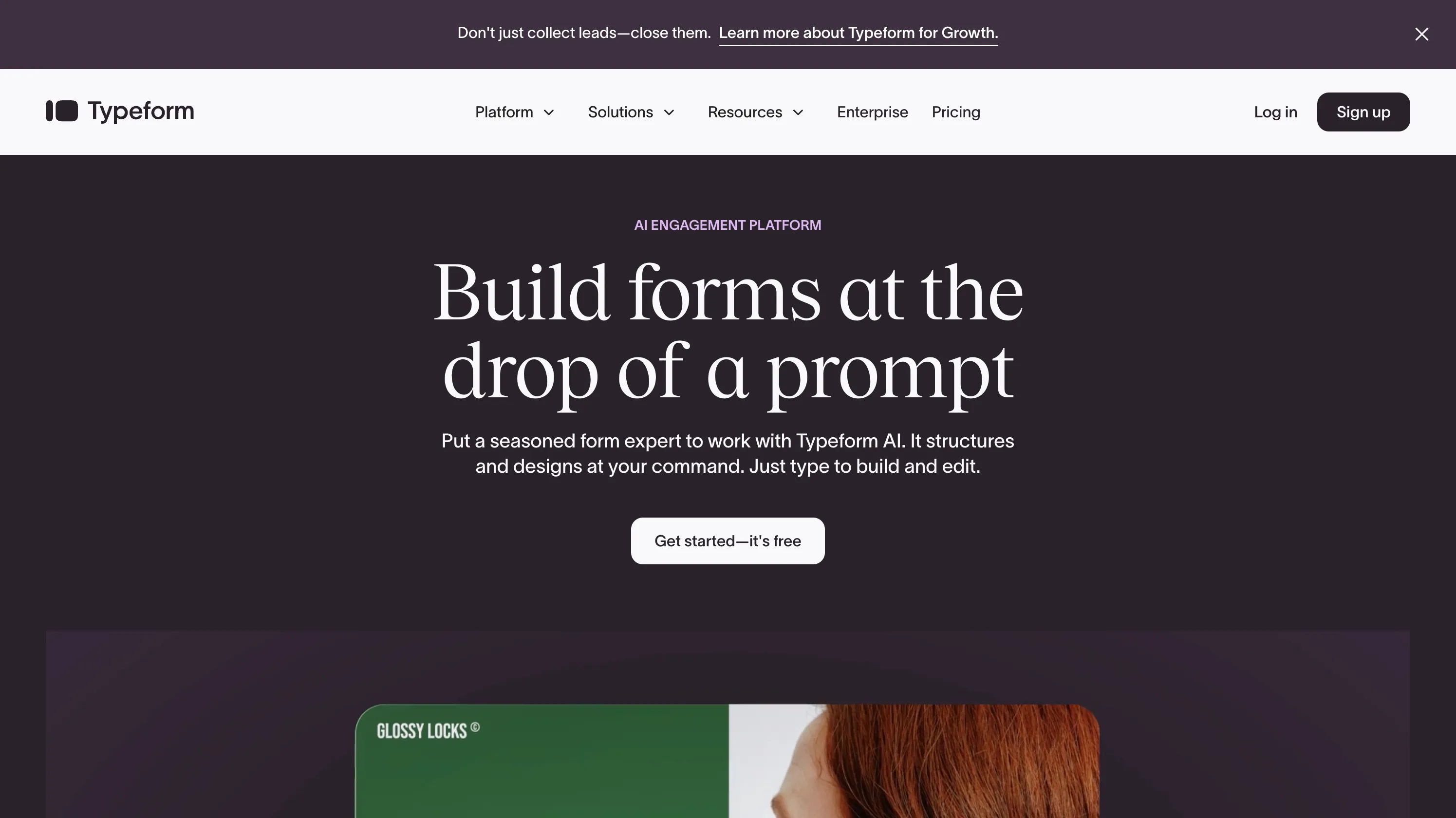 Typeform conversational survey builder